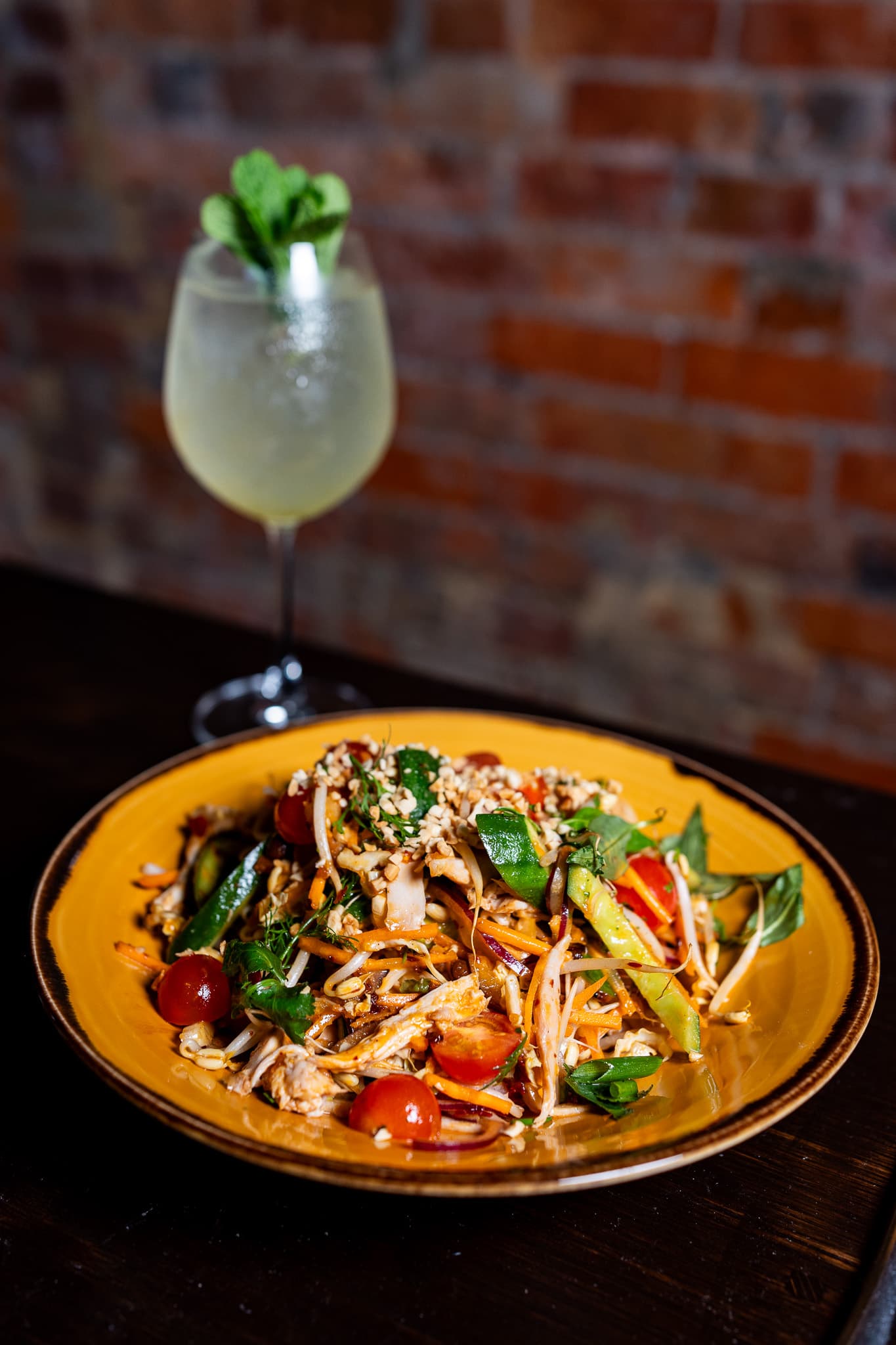 Cornerstone Pub signature dish by Head Chef Stuart Russ - modern Australian pub cuisine with bold flavors and seasonal ingredients in Port Melbourne